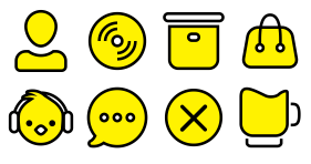 Yellow Simple Icon Icons