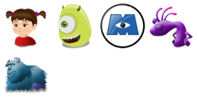 Monsters Inc Icons