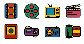Retro video Icon Icons
