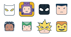 Superhero Marvel part2 Icons