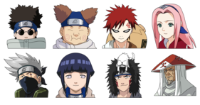 Naruto Vol. 1 Icons