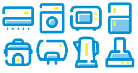 Home appliance icon Icons