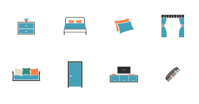 Integrated home Icons