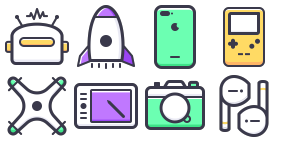 Life hobby element icon Icons