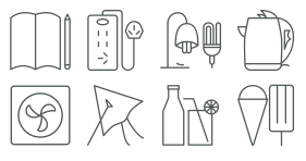 Linear product Icon Icons