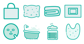 Maternal and infant products Icons