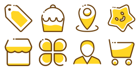 Small yellow Icon 2 Icons