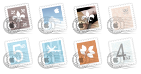 OSX Mail Stamps Icons