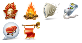 Pionier Lager Icons