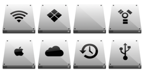 Platinum Drives Icons