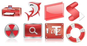 Red CandyBar Icons