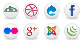 Round Social Icons