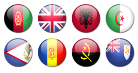 Rounded World Flags Icons