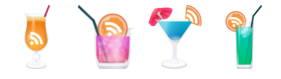 RSS Drink Cocktail Party Icons