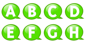 Speech Balloon Green Icons