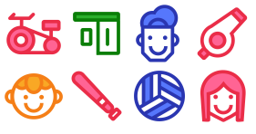 Sports - two colors Icons