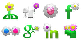 Spring Social Icons
