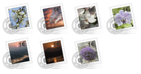Springtime Stamps Icons