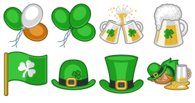 St. Patricks Day Icons