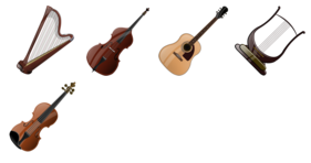 Stringed Instruments Icons