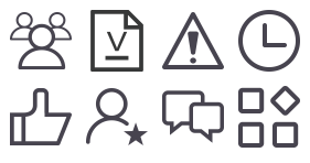 Common objects of background system interface - linear - Jurassic Icons