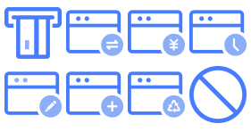 Gas background business system Icon Icons
