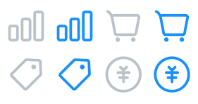 Sales system Icons