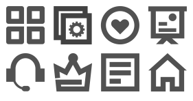 SCRM System Icon Icons
