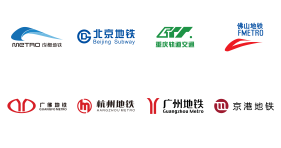 Logo of metro rail transit industry Icons