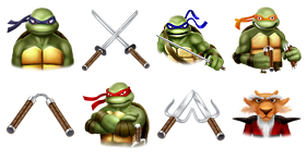 Turtles - Teenage Mutant Ninja Icons