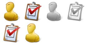 User task report Icons