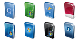 Vista boxes Icons