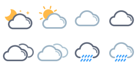 Linear weather icon Icons