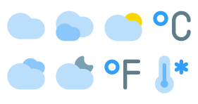 Weather-Flat Icons
