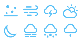 Weather icon collection Icons