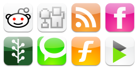 Web 2.0 Social Bookmarks Icons