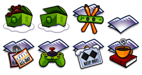 Winter Game Icons
