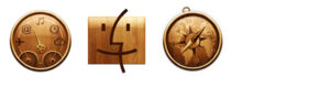 Wooden Application Icons