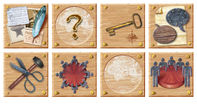 Wooden Web Icons