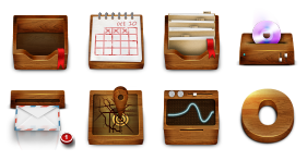 Wooden Icons